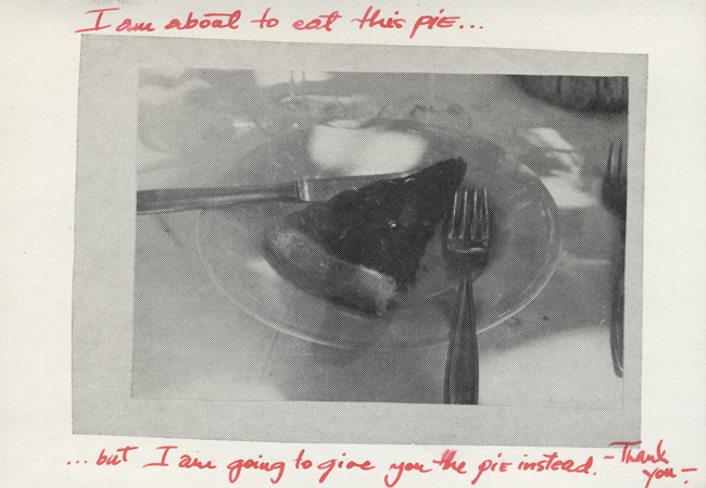 1974. I am about to eat this pie…