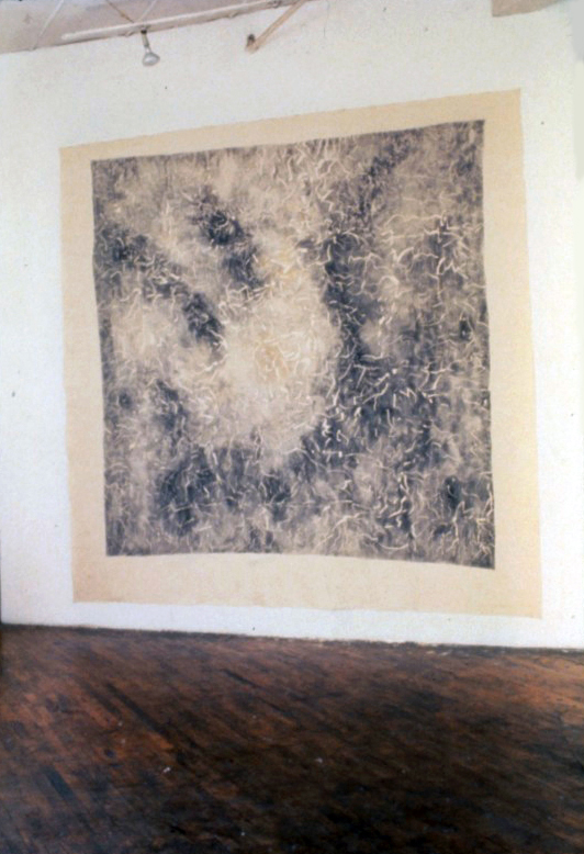 Composite Picture No.0001 - GP 1993-1994 Acrylic, Polymer, Graphite on Muslin on canvas 140 x 140 1-2-final
