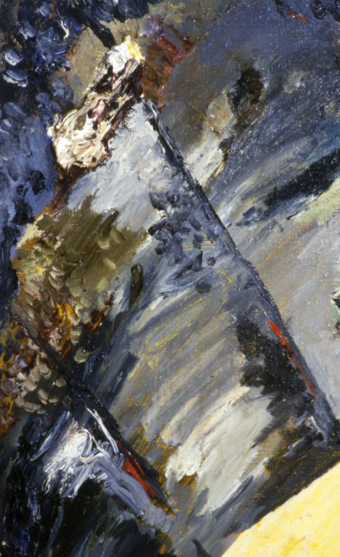 Detail - Hudson River Painting(Top left) - GP 85 Oil on Linen-crop