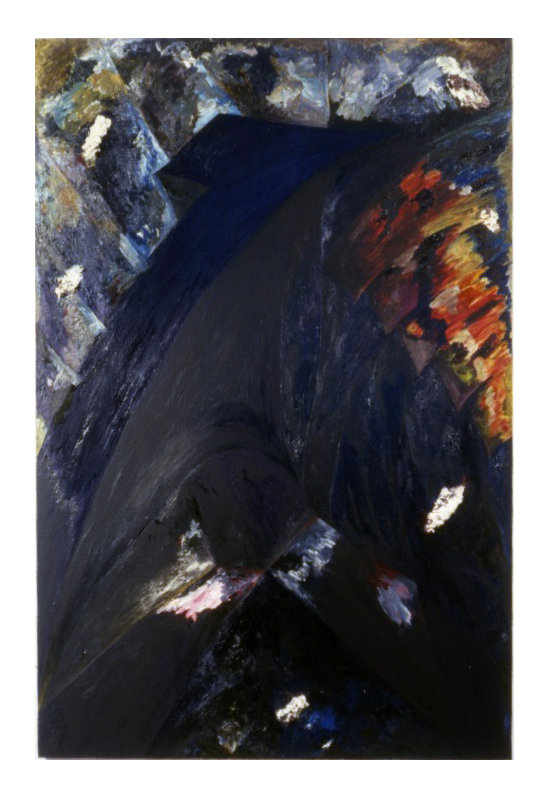 Hudson River Painting II - GP 85 Oil on Linen 58 x 38